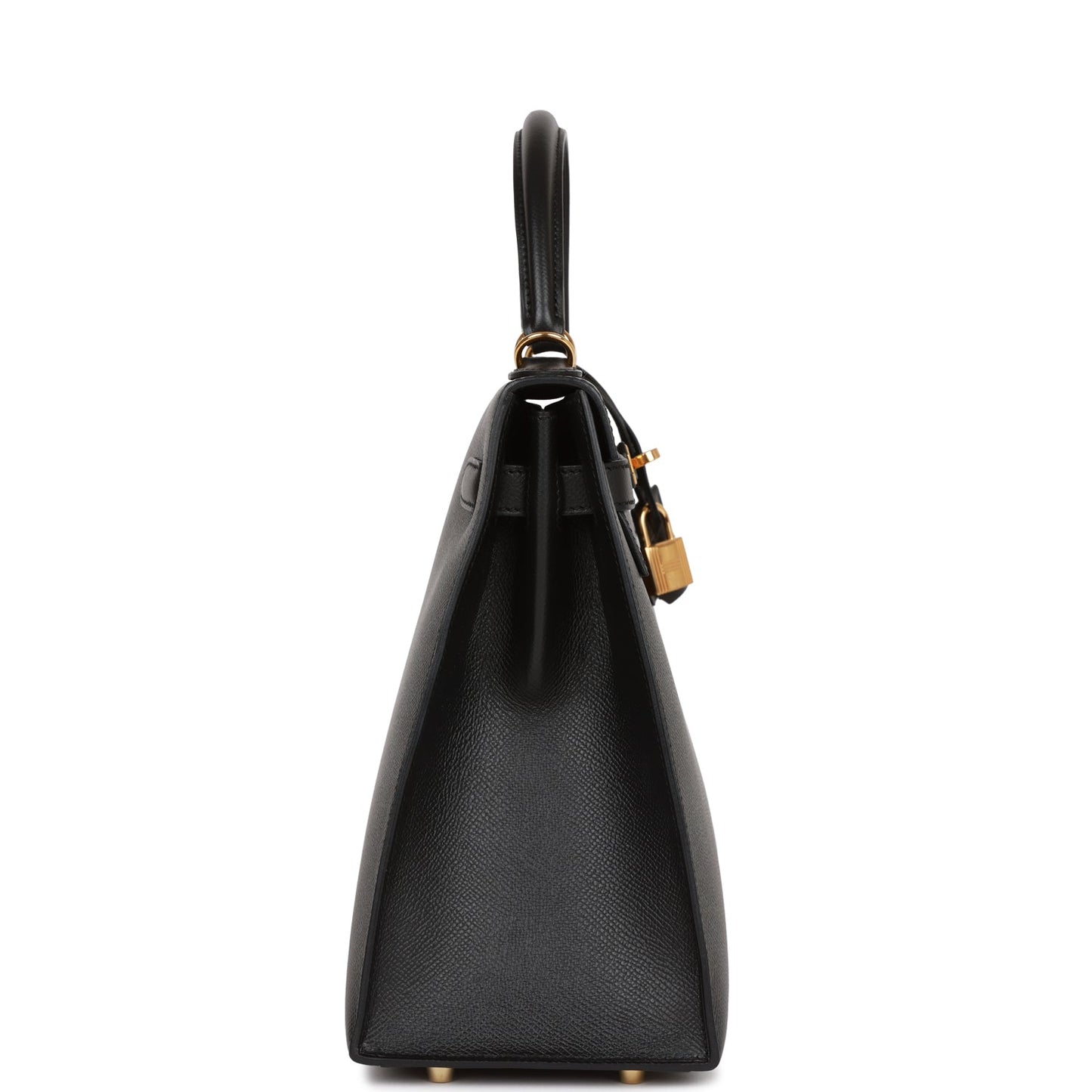 Hermes Kelly 32 Sellier Black Epsom Gold Hardware