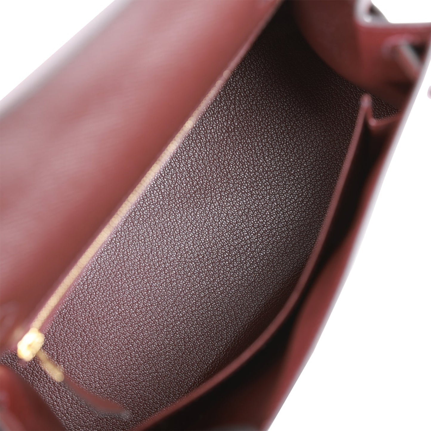 Hermes Kelly 25 Sellier Rouge Sellier Epsom Gold Hardware