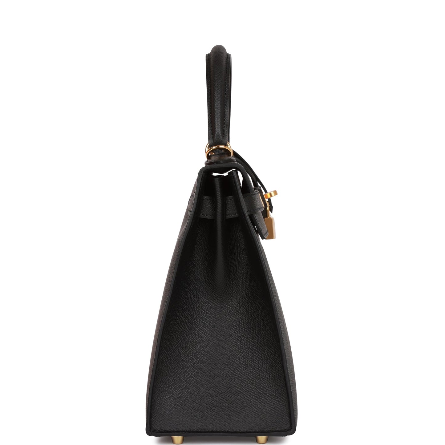 Hermes Kelly 28 Sellier Black Epsom Gold Hardware