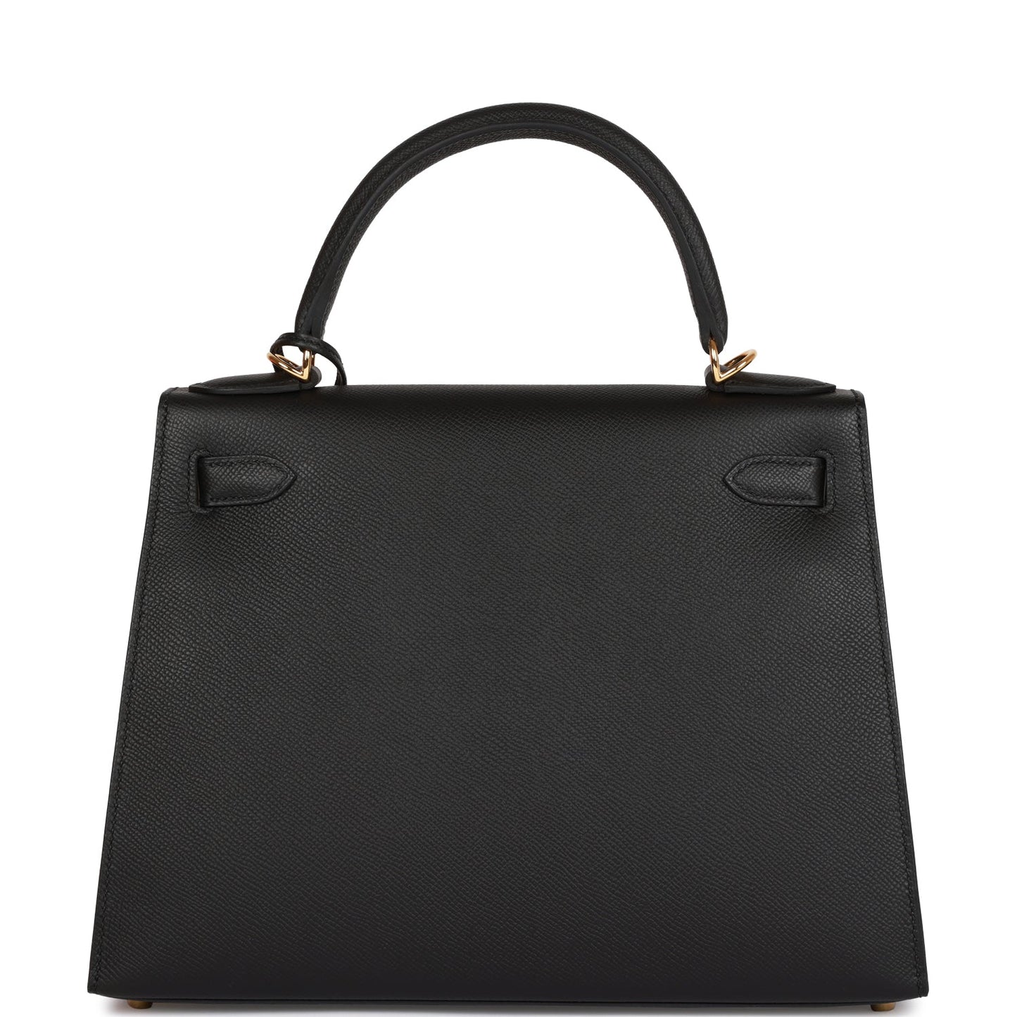 Hermes Kelly 28 Sellier Black Epsom Gold Hardware