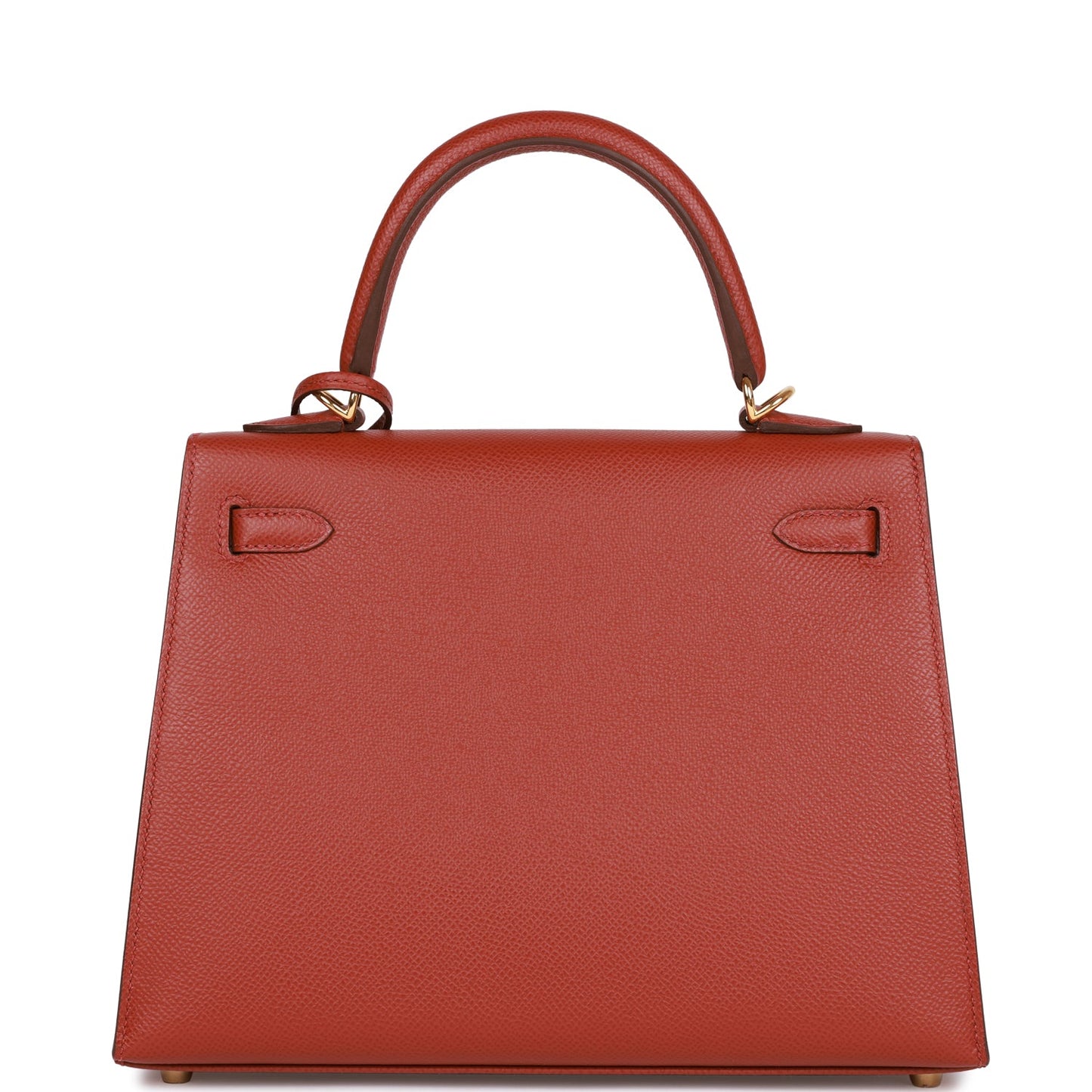 Hermes Kelly 25 Sellier Rouge Venetian Epsom Gold Hardware