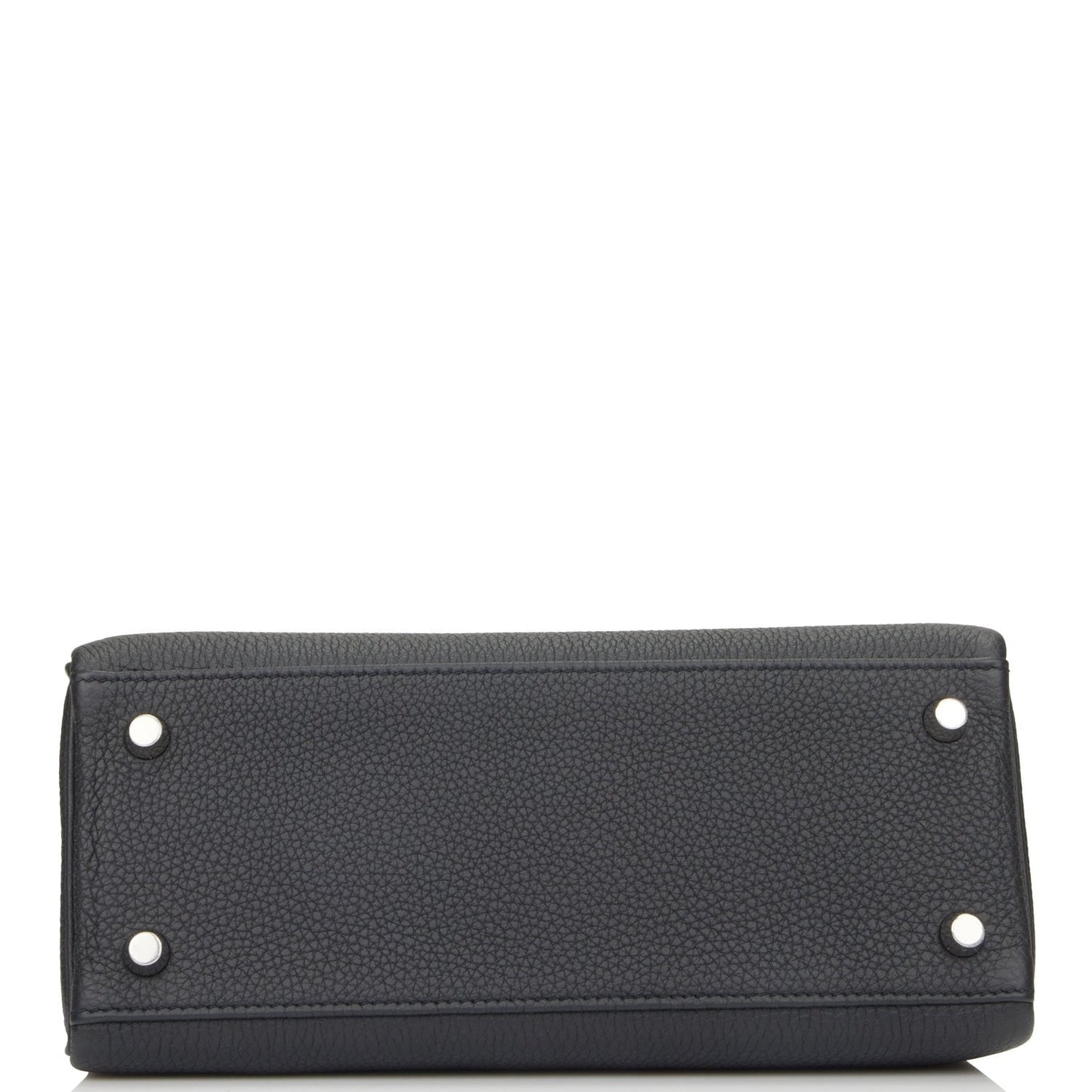 Hermes Kelly 25 Retourne Black Togo Palladium Hardware