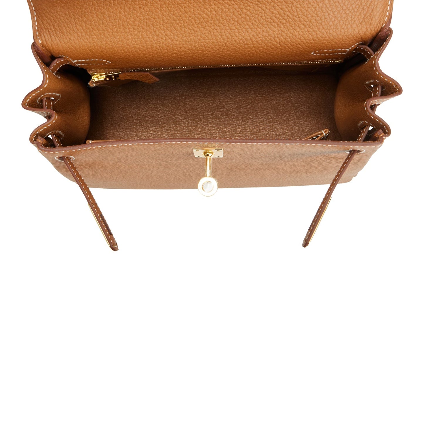 Hermes Kelly 25 Retourne Gold Togo Gold Hardware