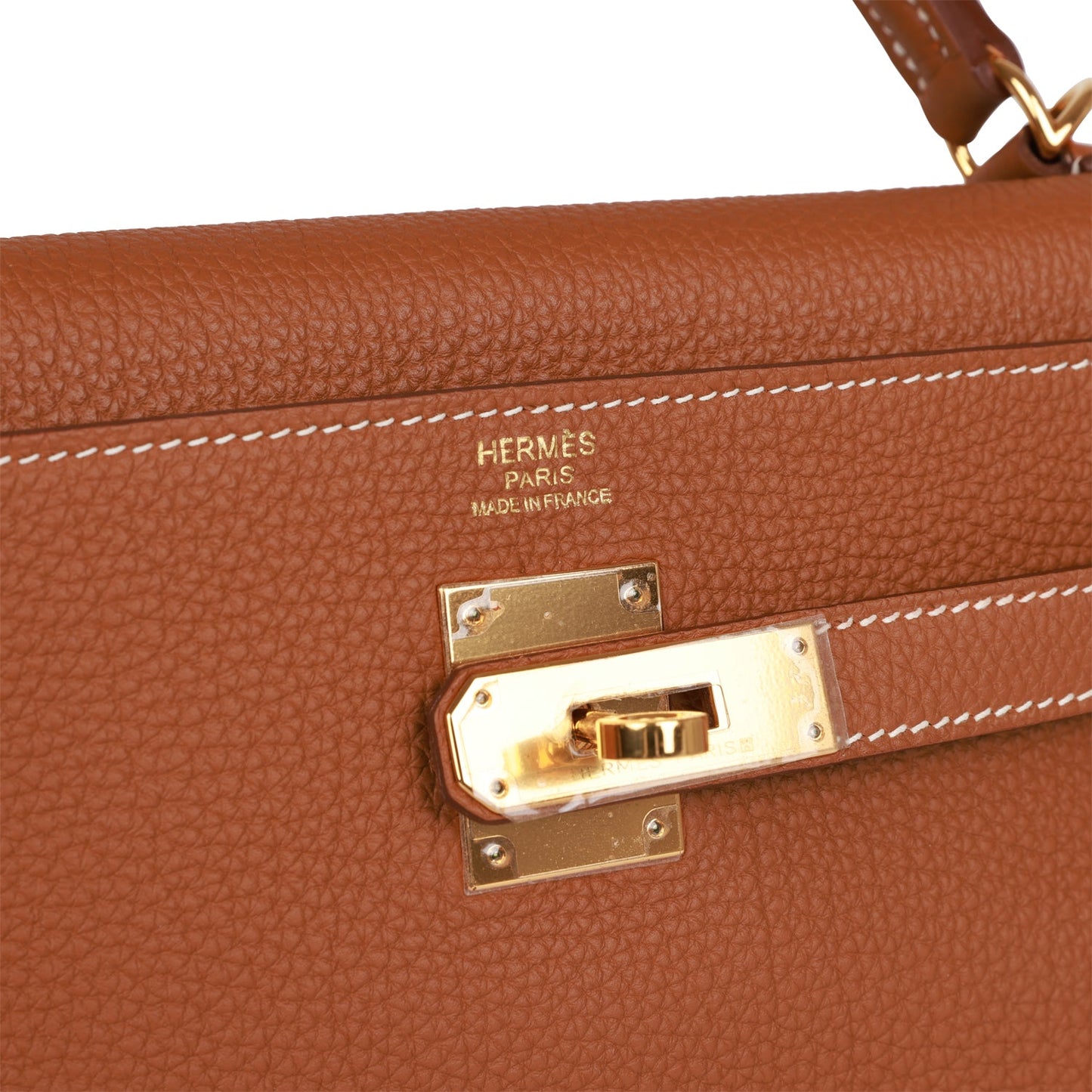 Hermes Kelly 32 Retourne Gold Togo Gold Hardware
