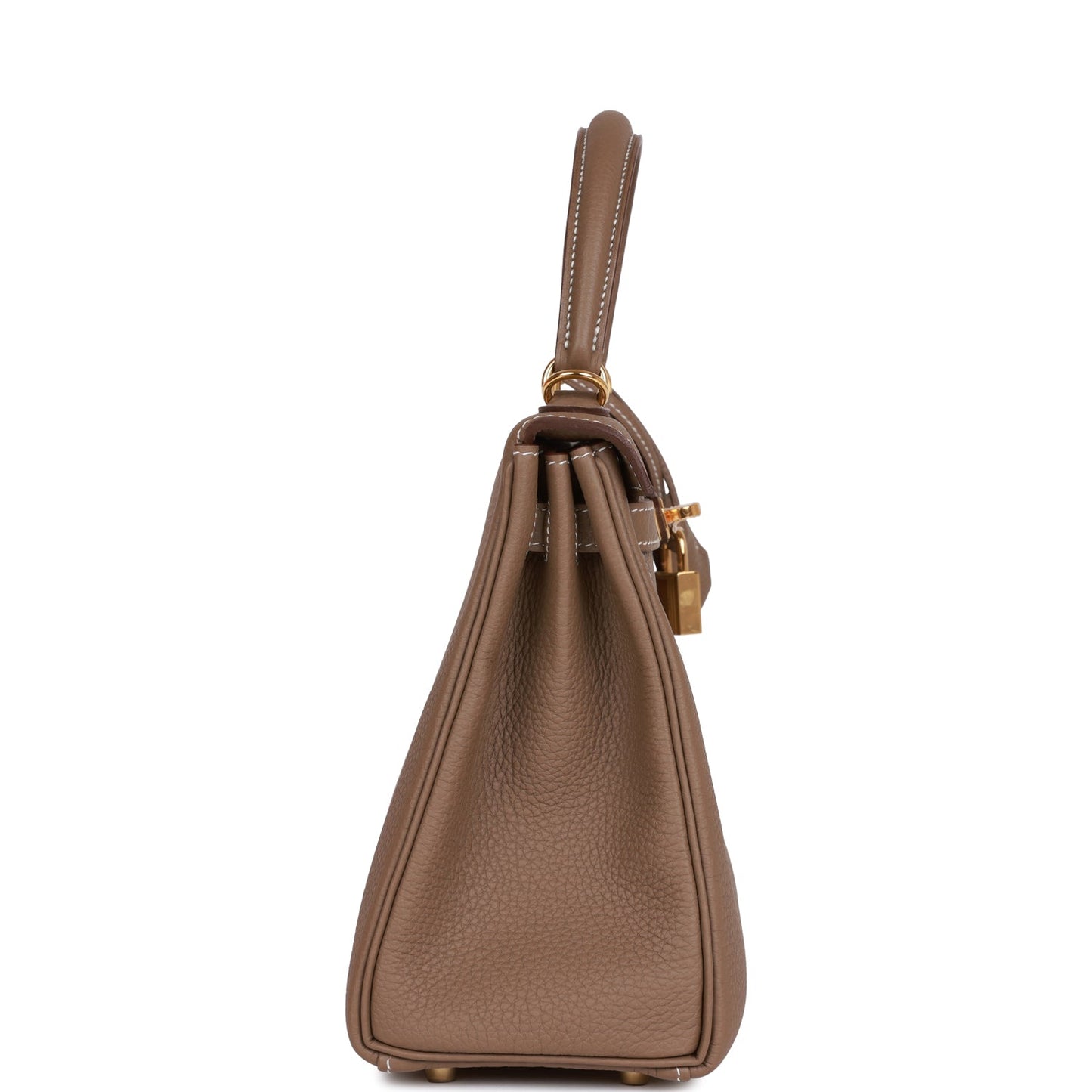 Hermes Kelly 25 Retourne Etoupe Togo Gold Hardware