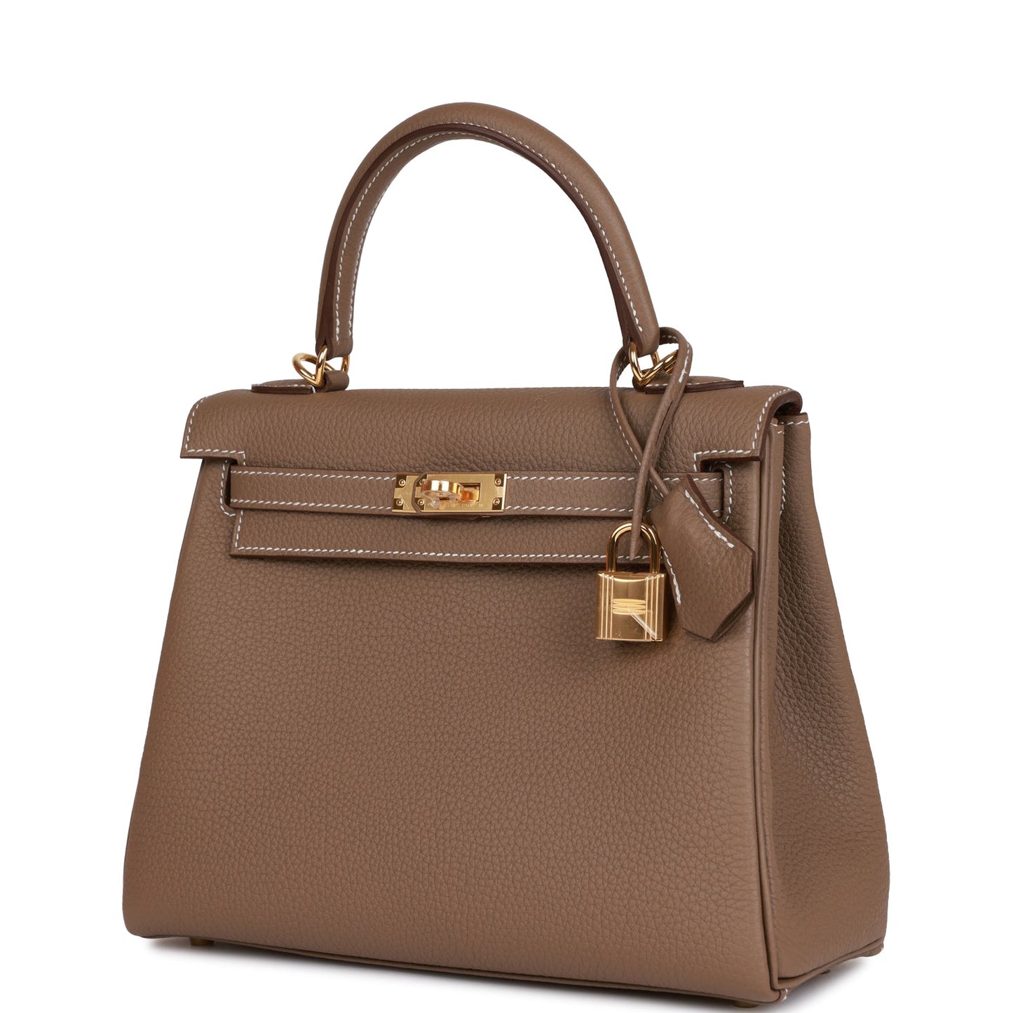 Hermes Kelly 25 Retourne Etoupe Togo Gold Hardware