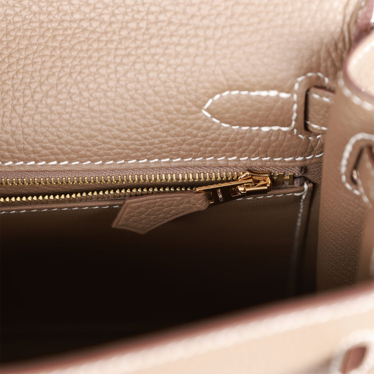 Hermes Kelly 25 Retourne Etoupe Togo Gold Hardware