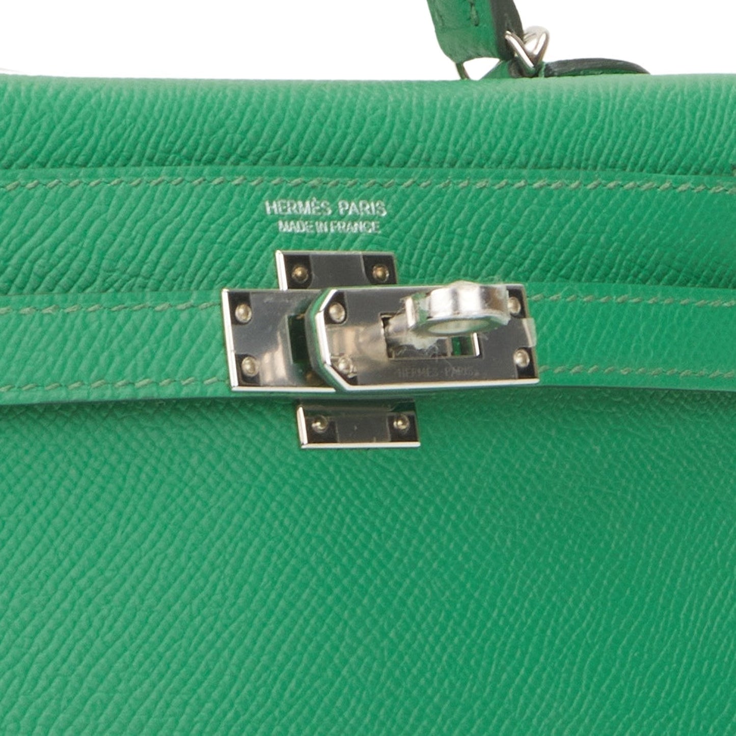 Hermes Kelly 20 Sellier Cactus Verso Epsom Palladium Hardware