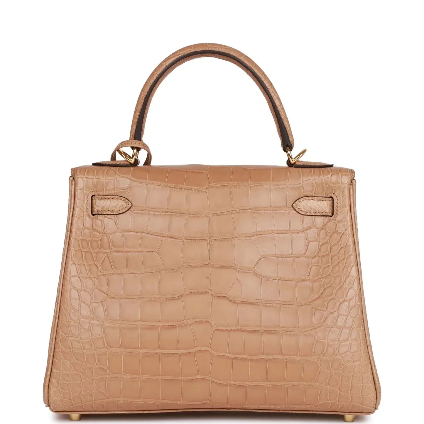 Hermes Kelly 25 Retourne Chai Matte Alligator Gold Hardware