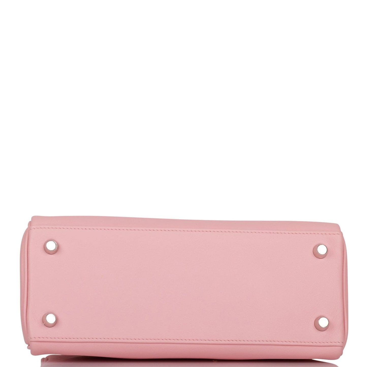 Hermes Kelly 25 Retourne Rose Sakura Swift Palladium Hardware