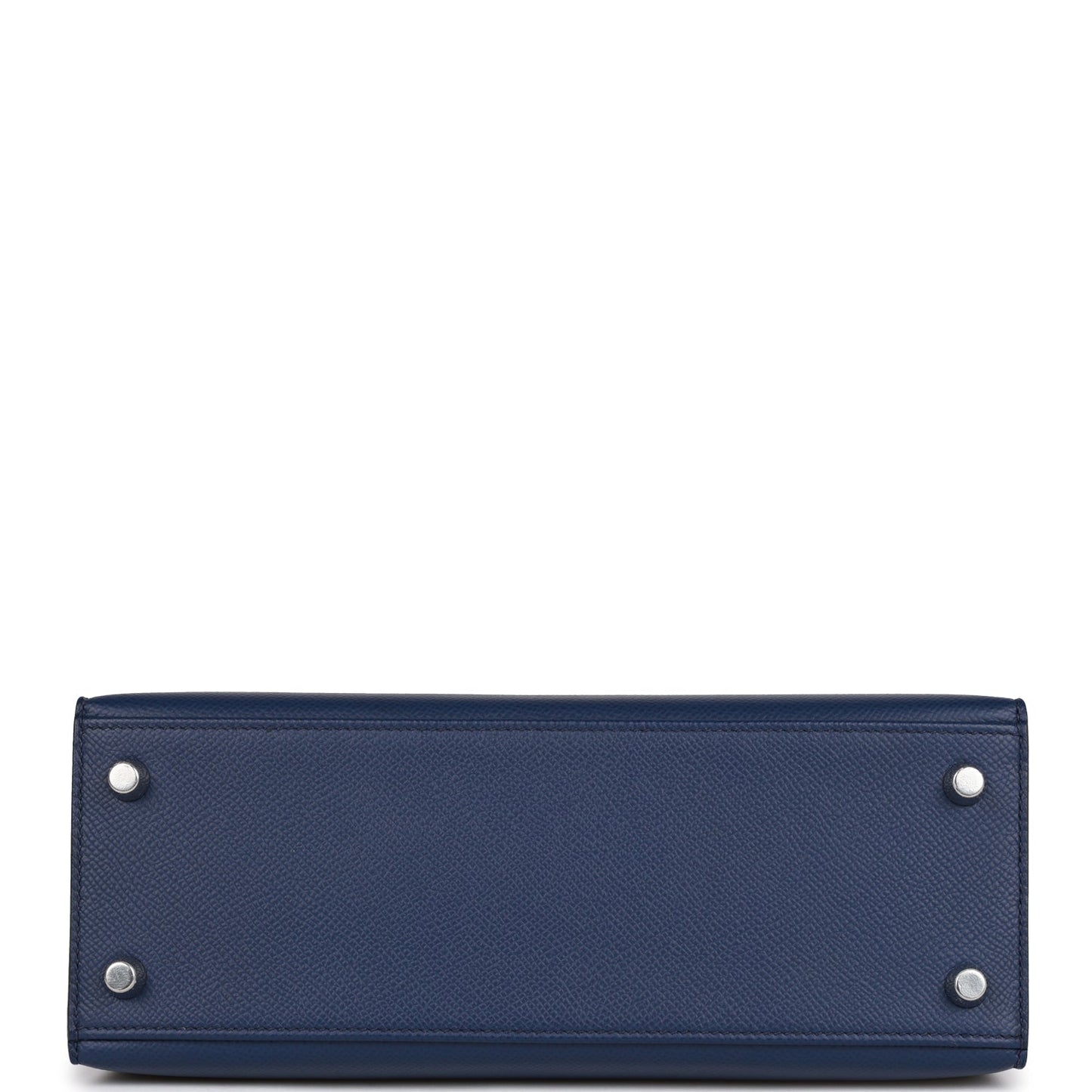 Hermes Kelly 25 Sellier Bleu Saphir Epsom Palladium Hardware