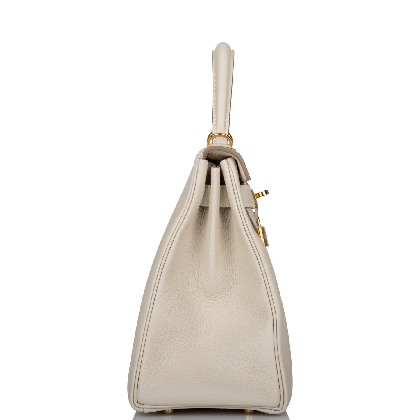Hermes Kelly 28 Retourne Craie Togo Gold Hardware