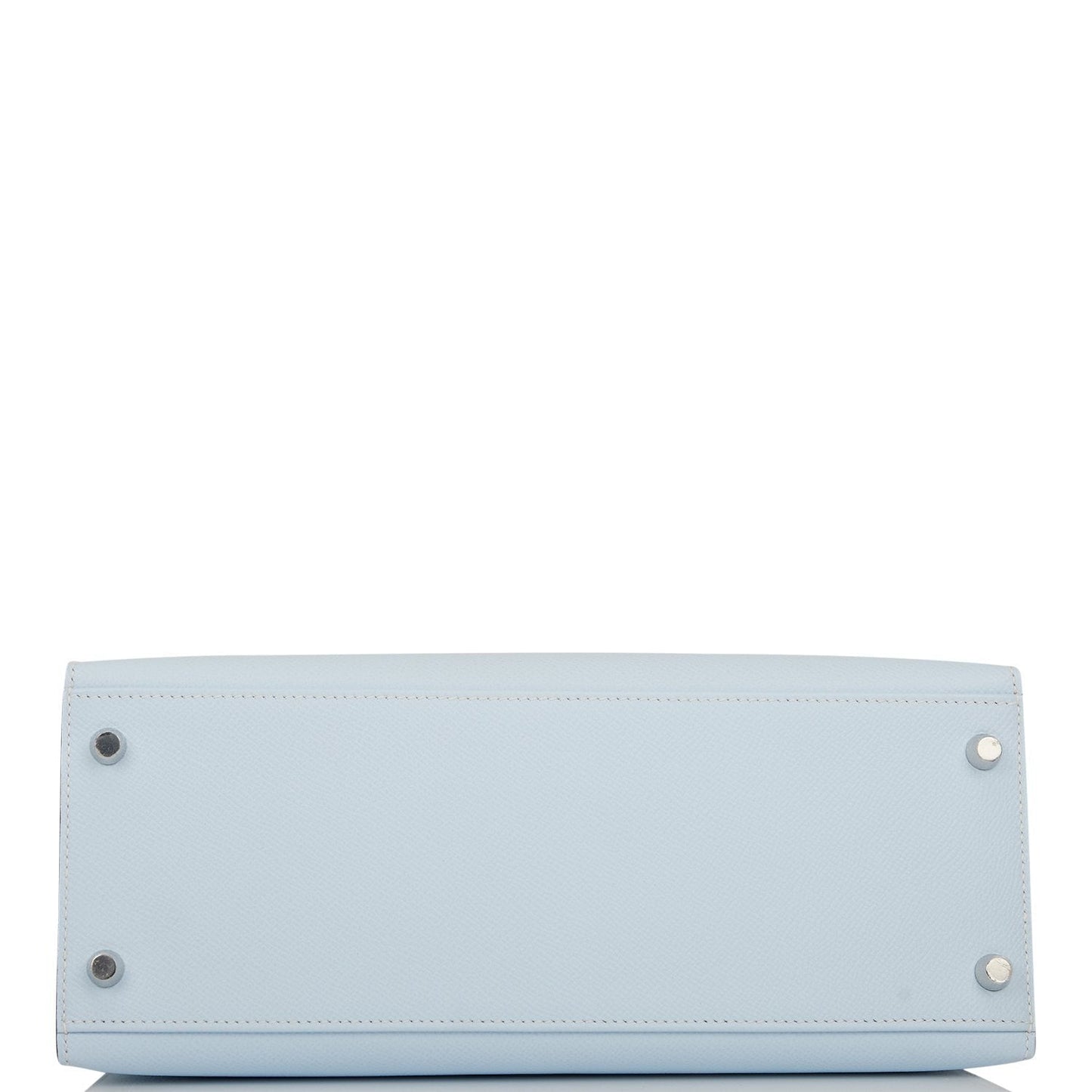 Hermes Kelly 28 Sellier Bleu Brume Epsom Palladium Hardware
