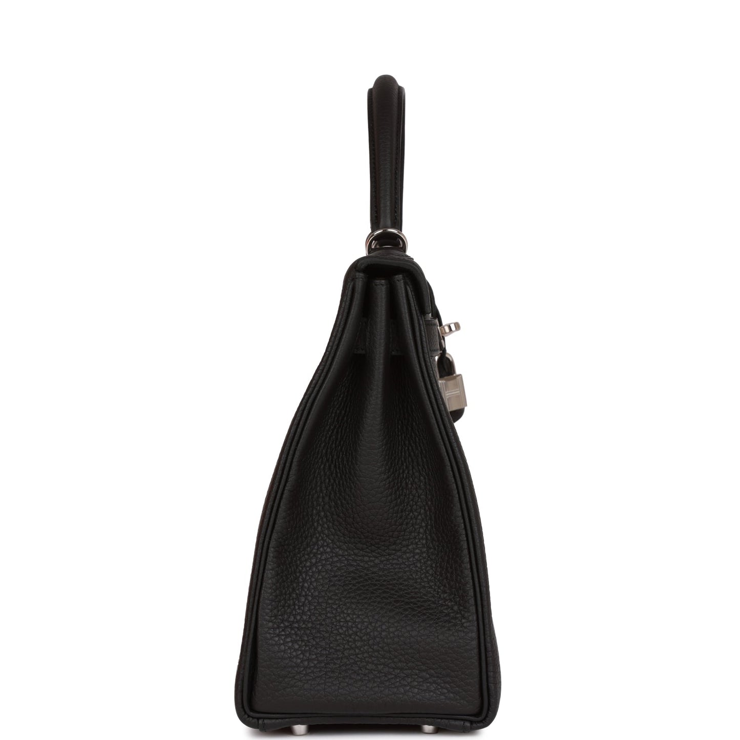 Hermes Kelly 32cm Retourne Black Togo Palladium Hardware
