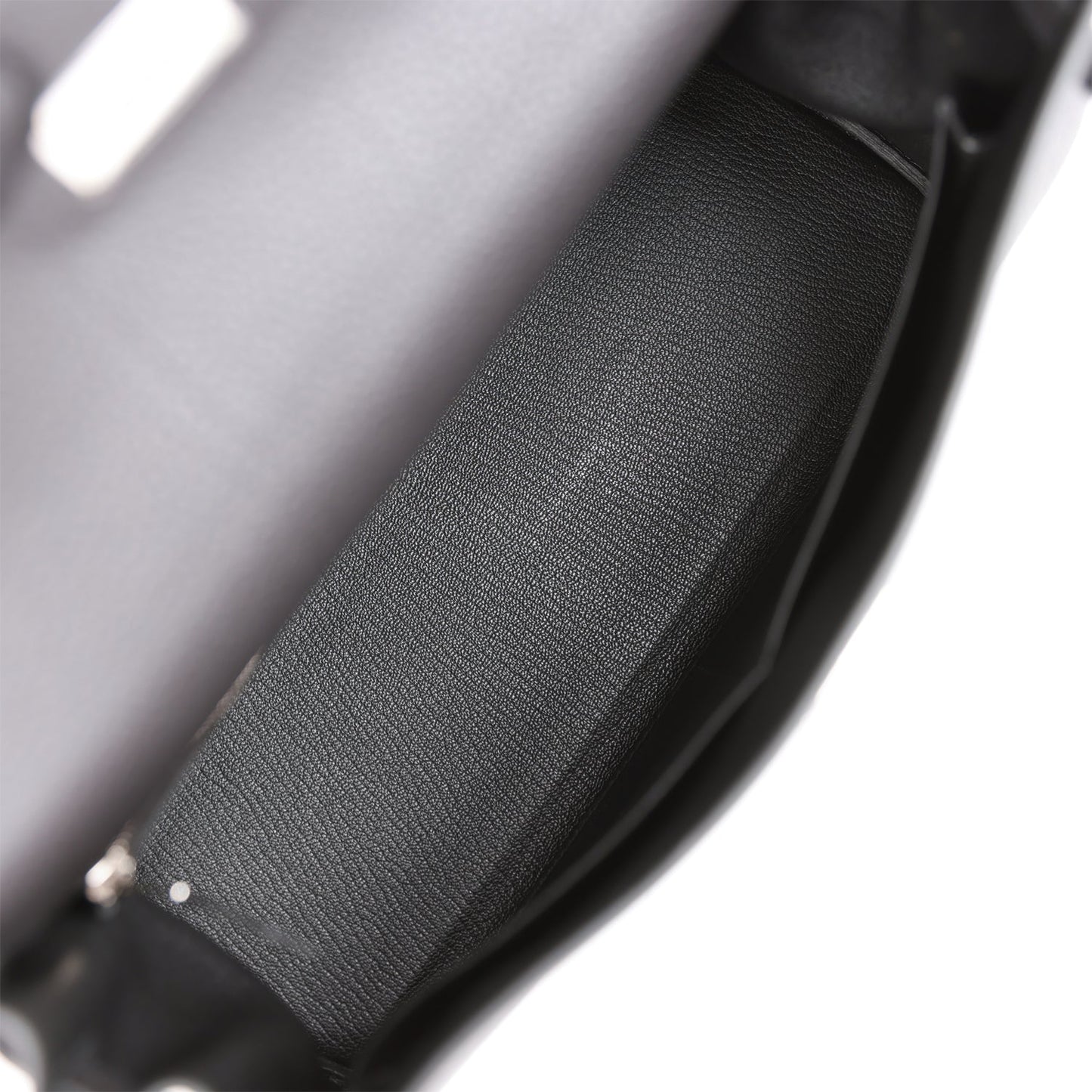 Hermes Kelly 32cm Retourne Black Togo Palladium Hardware