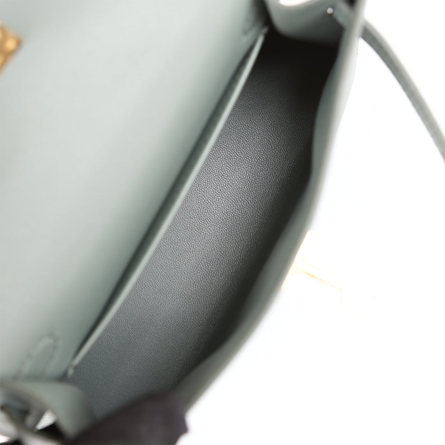 Hermes Kelly 20 Sellier Vert Amande Epsom Gold Hardware