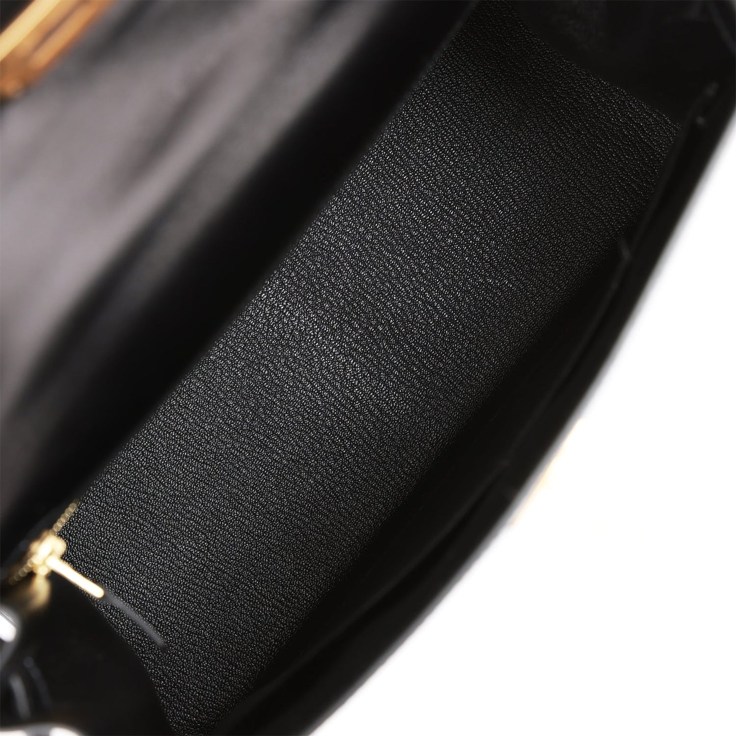 Hermes Kelly 28 Sellier Black Box Gold Hardware
