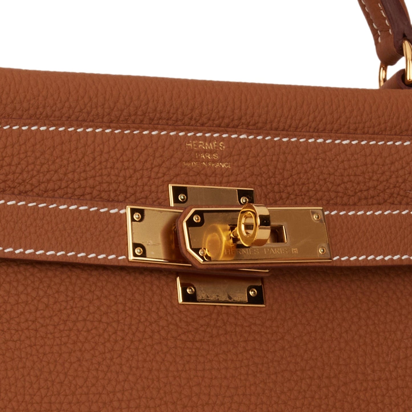 Hermes Kelly 28 Retourne Gold Togo Gold Hardware
