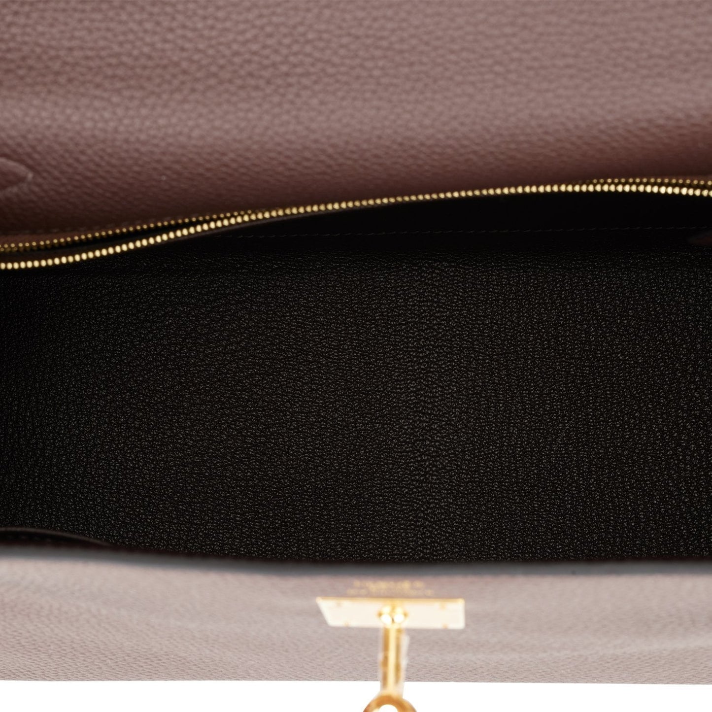 Hermes Kelly 28 Retourne Chocolate Togo Gold Hardware
