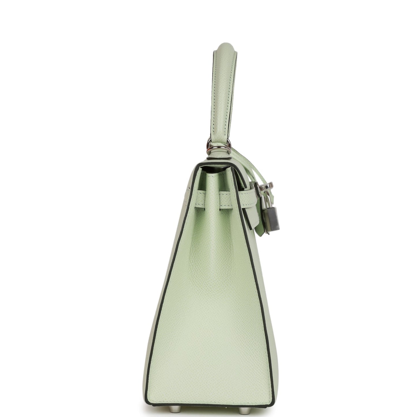 Hermes Kelly 25 Sellier Vert Fizz Epsom Palladium Hardware