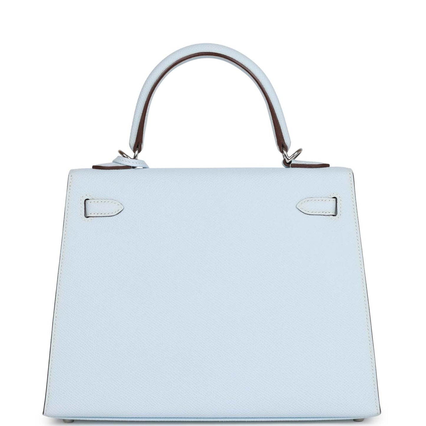 Hermes Kelly 25 Sellier Bleu Brume Epsom Palladium Hardware