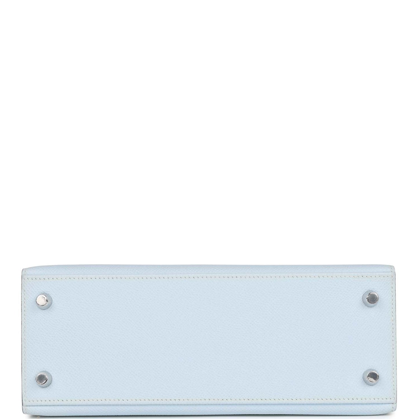 Hermes Kelly 25 Sellier Bleu Brume Epsom Palladium Hardware