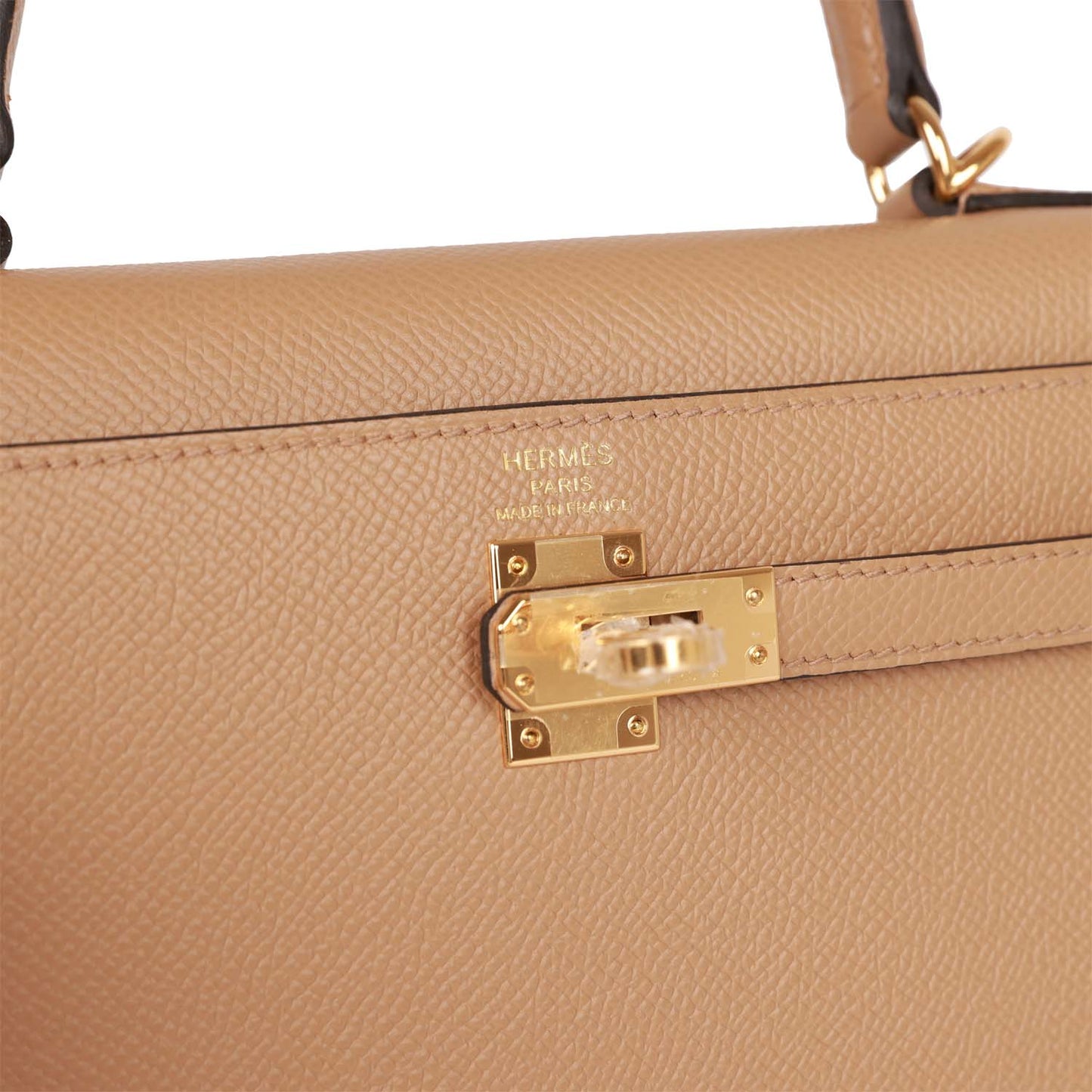 Hermes Kelly 25 Sellier Chai Epsom Gold Hardware