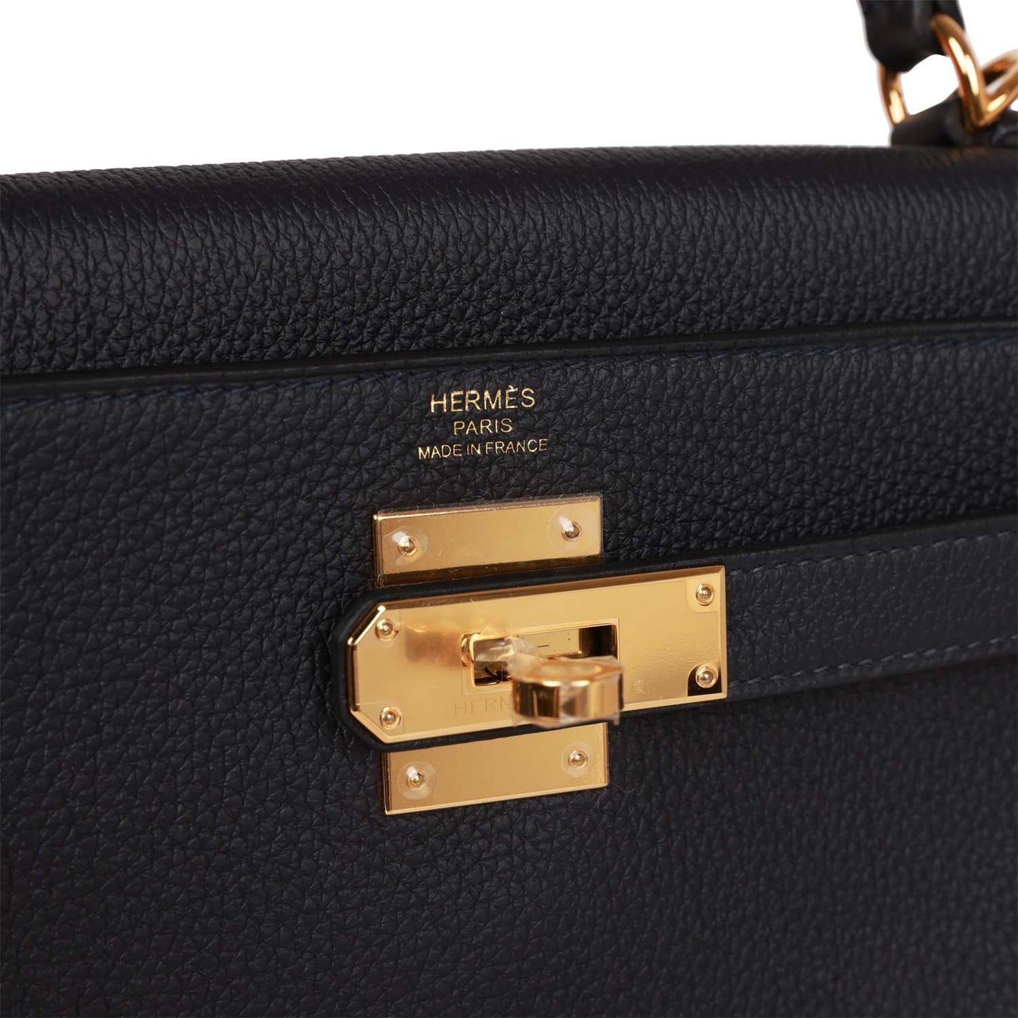Hermes Kelly 28 Retourne Caban Togo Gold Hardware