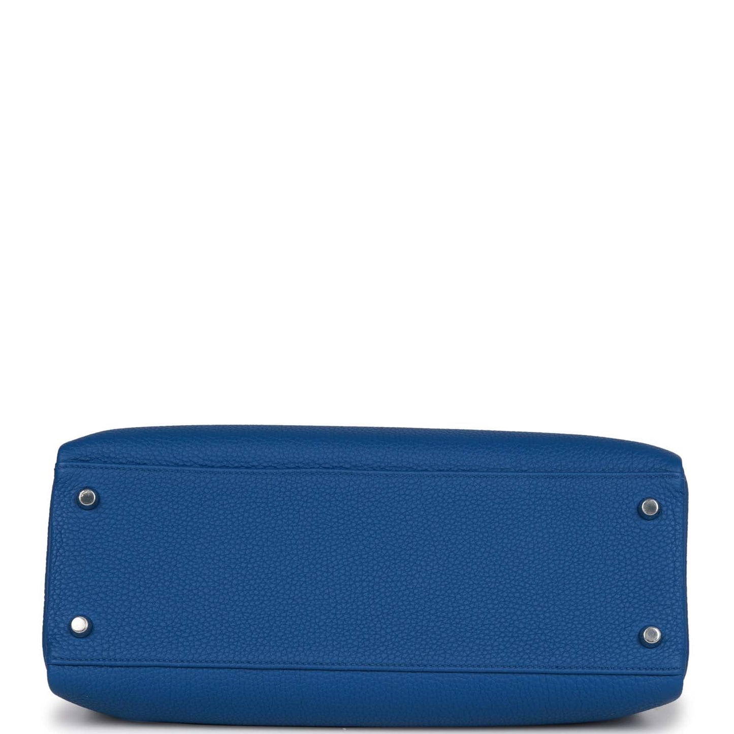 Hermes Kelly 32 Retourne Bleu France Togo Palladium Hardware