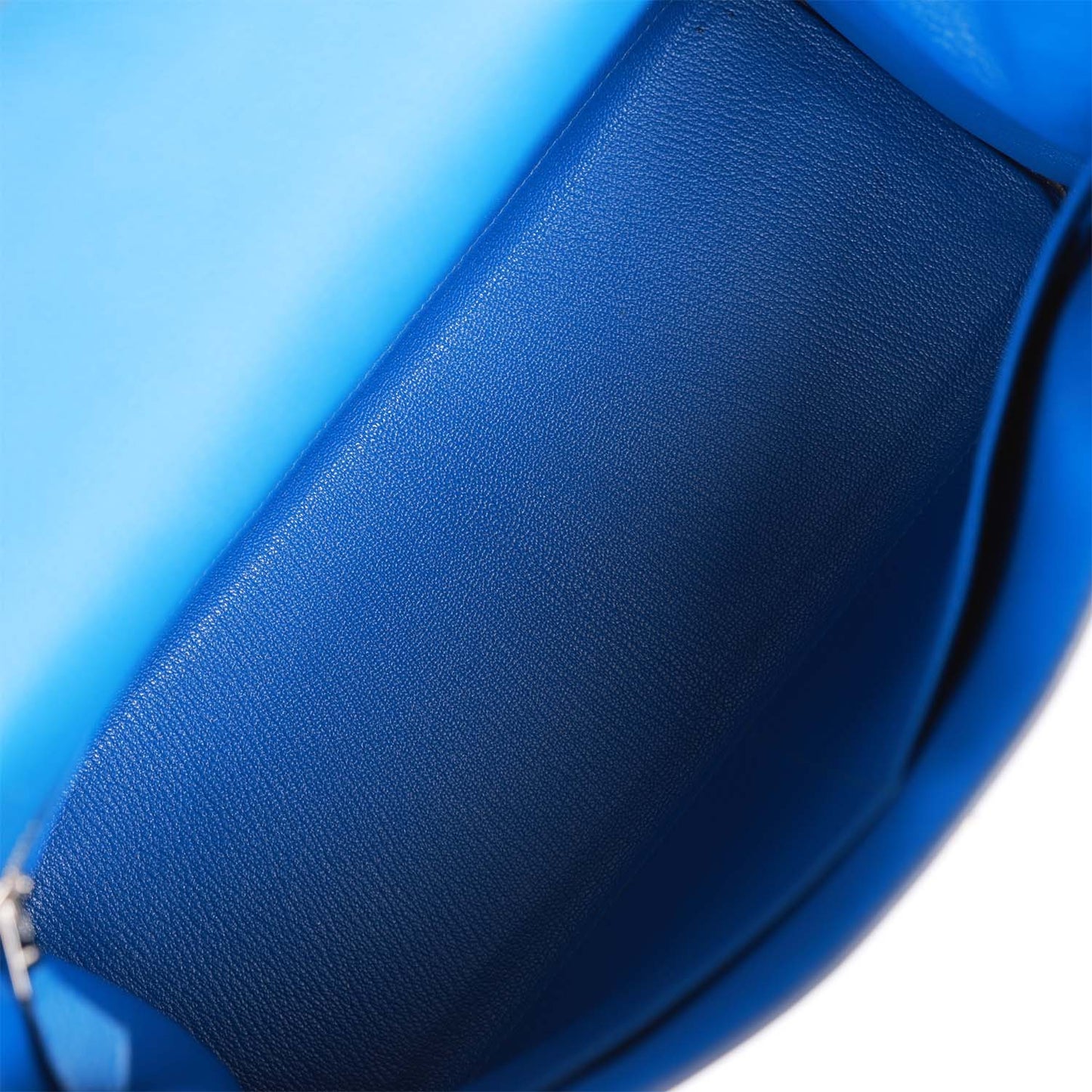 Hermes Kelly 32 Retourne Bleu France Togo Palladium Hardware