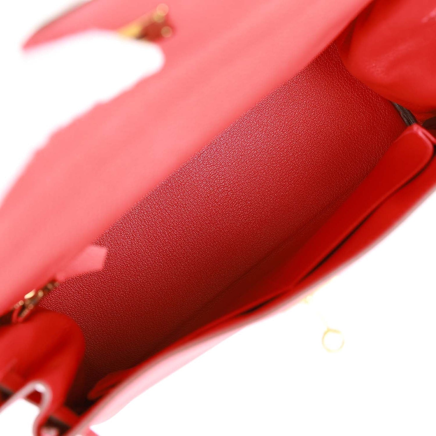 Hermes Kelly 28 Retourne Rouge Casaque Togo Gold Hardware