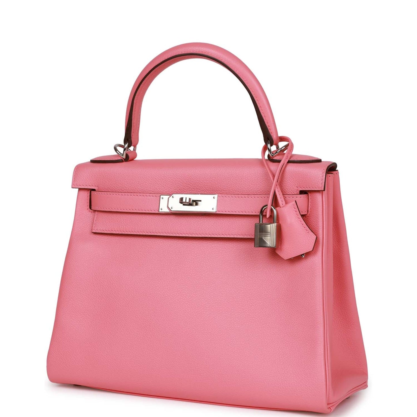 Hermes Kelly 28 Retourne Rose D'Ete Verso Evercolor Palladium Hardware