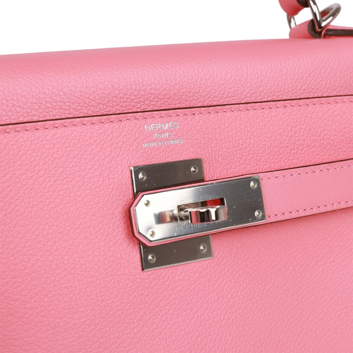 Hermes Kelly 28 Retourne Rose D'Ete Verso Evercolor Palladium Hardware