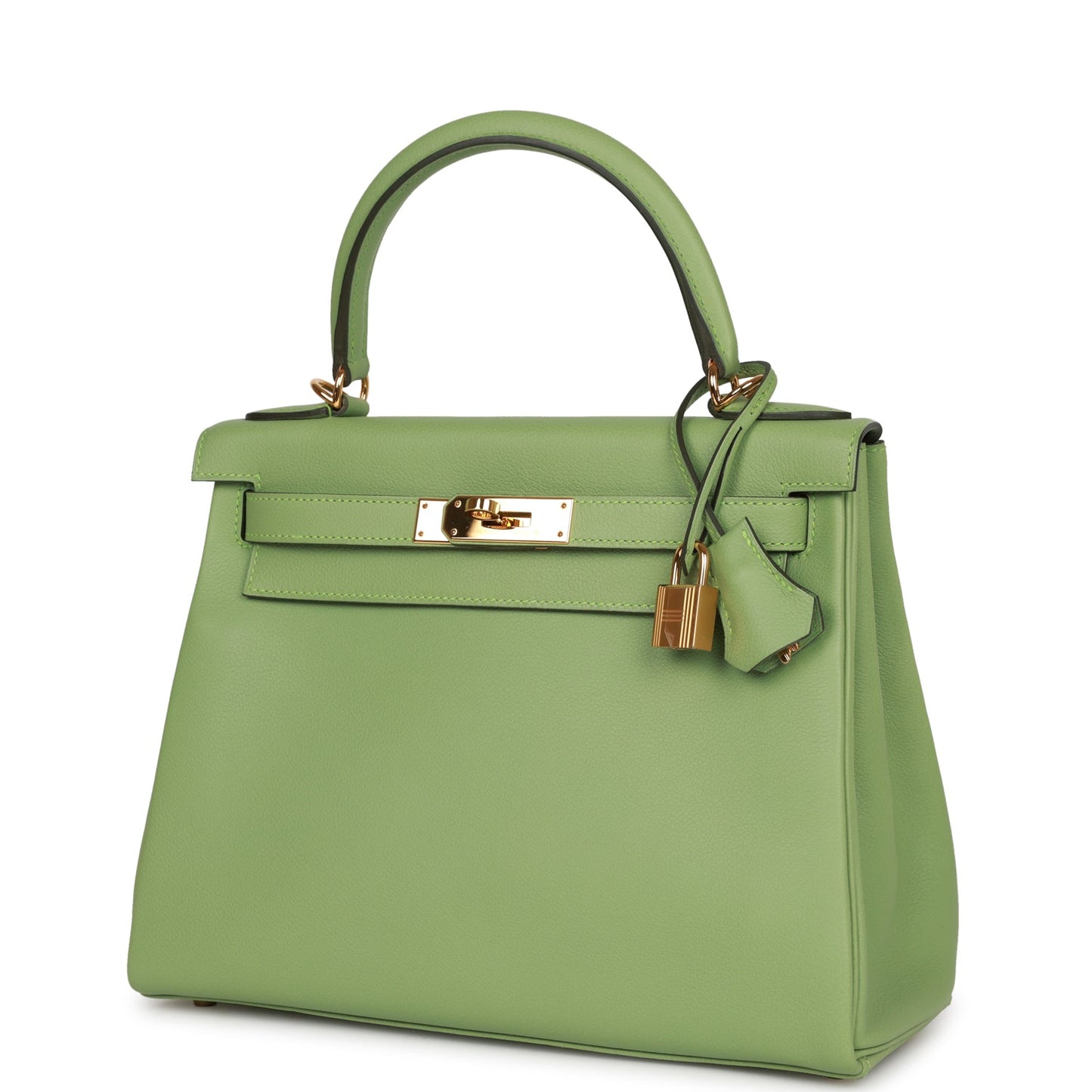 Hermes Kelly 28 Retourne Vert Criquet Evercolor Gold Hardware