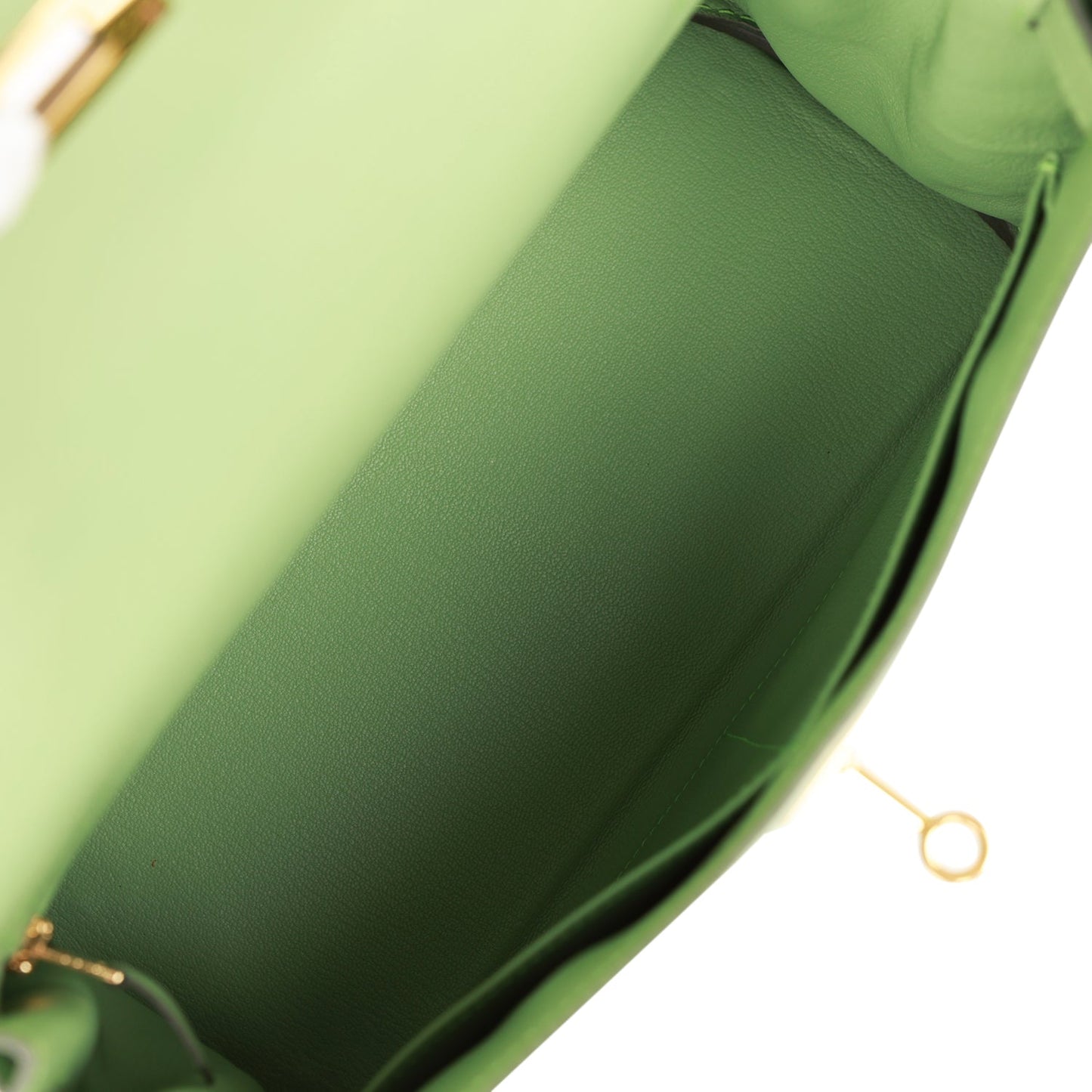 Hermes Kelly 28 Retourne Vert Criquet Evercolor Gold Hardware