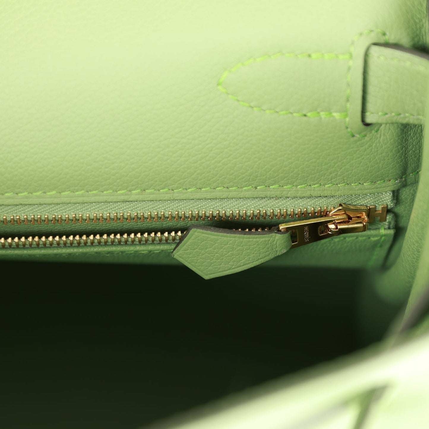 Hermes Kelly 28 Retourne Vert Criquet Evercolor Gold Hardware