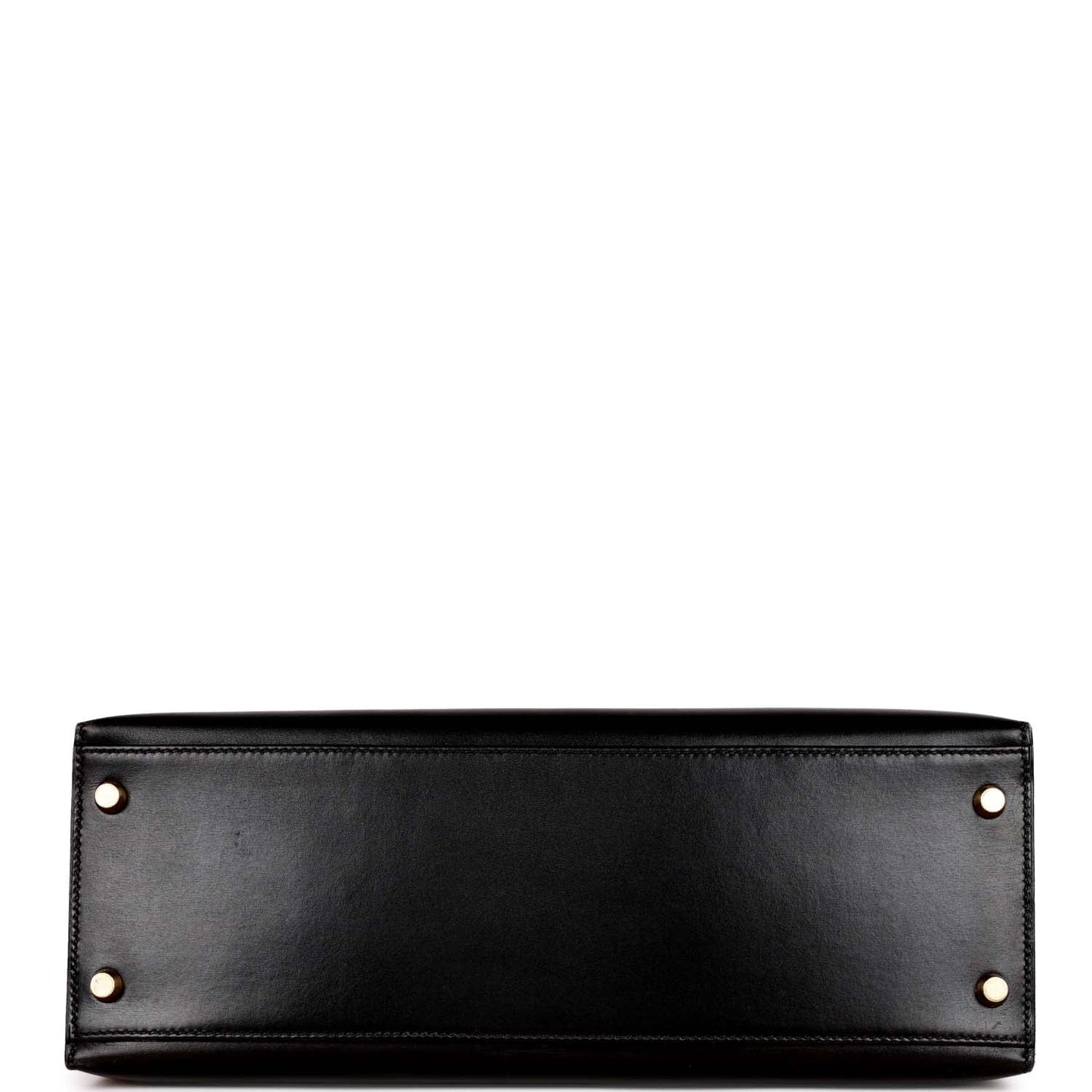 Hermes Kelly 32 Sellier Black Box Gold Hardware