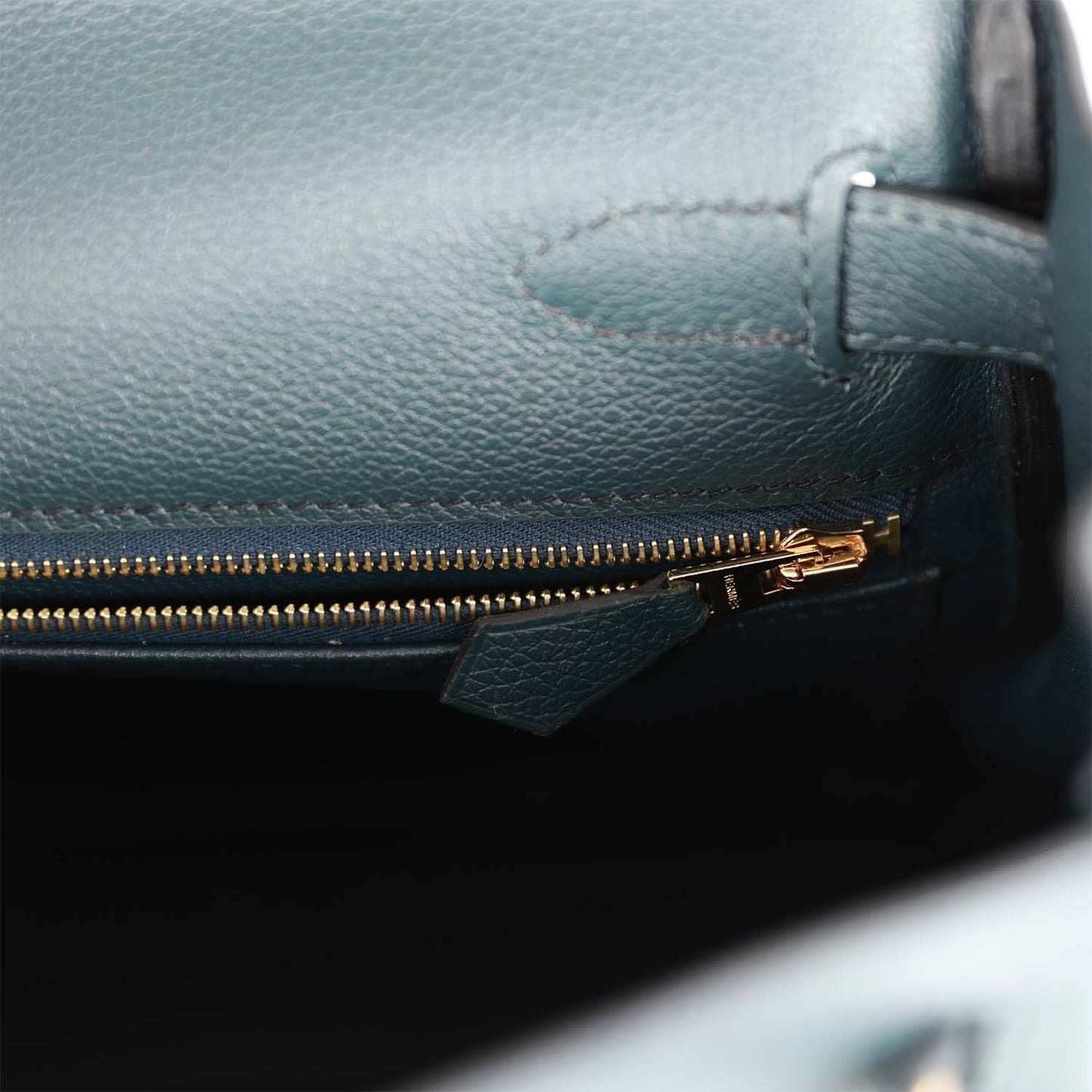 Hermes Kelly 28 Retourne Vert Rousseau Evercolor Gold Hardware