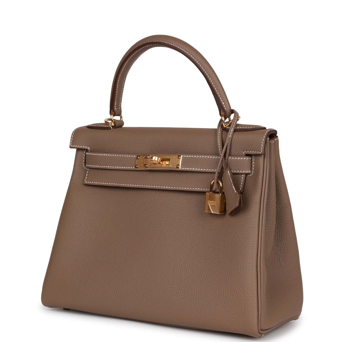 Hermes Kelly 28 Retourne Etoupe Togo Gold Hardware