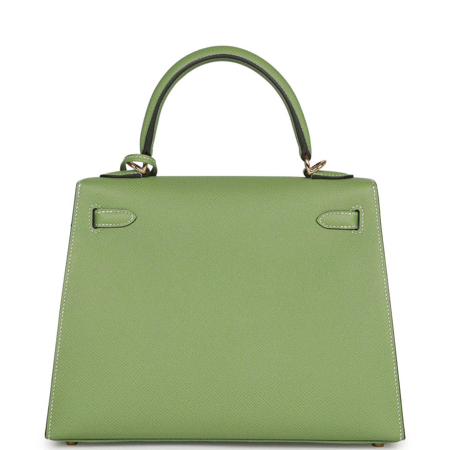 Hermes Special Order (HSS) Kelly 25 Sellier Vert Criquet Epsom Permabrass Hardware