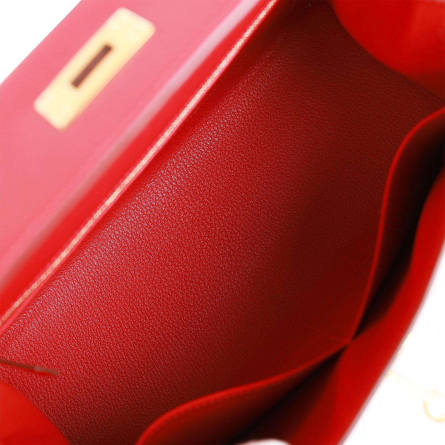 Hermes Kelly 28 Sellier Rouge Casaque Epsom Gold Hardware