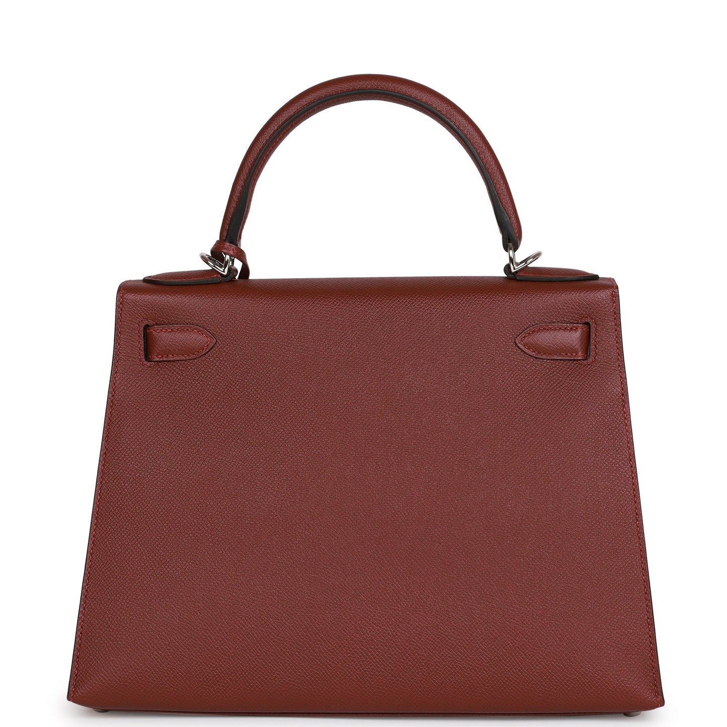 Hermes Kelly 28 Sellier Rouge H Epsom Palladium Hardware
