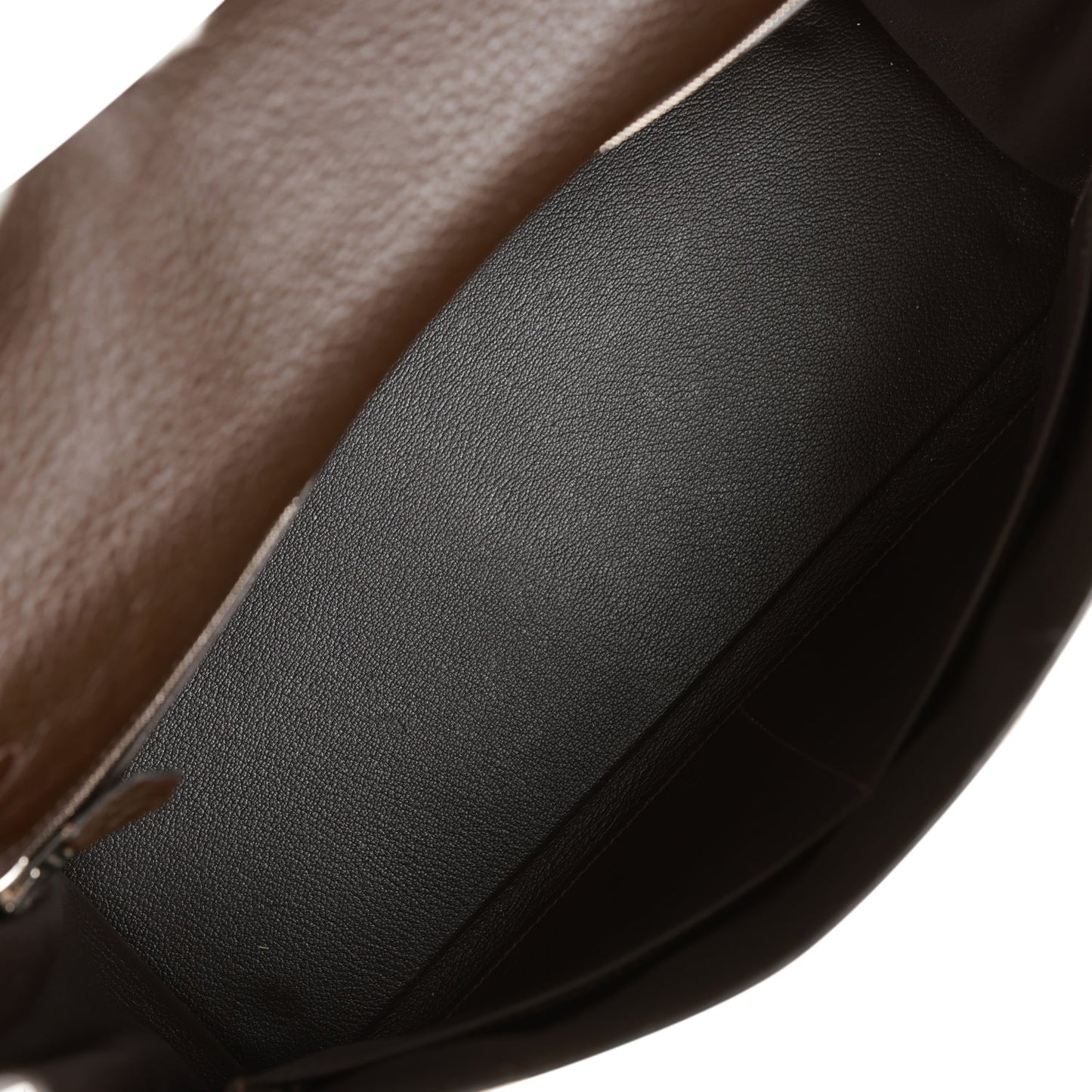 Hermes Kelly 35 Retourne Ebene Clemence and Toile H Palladium Hardware