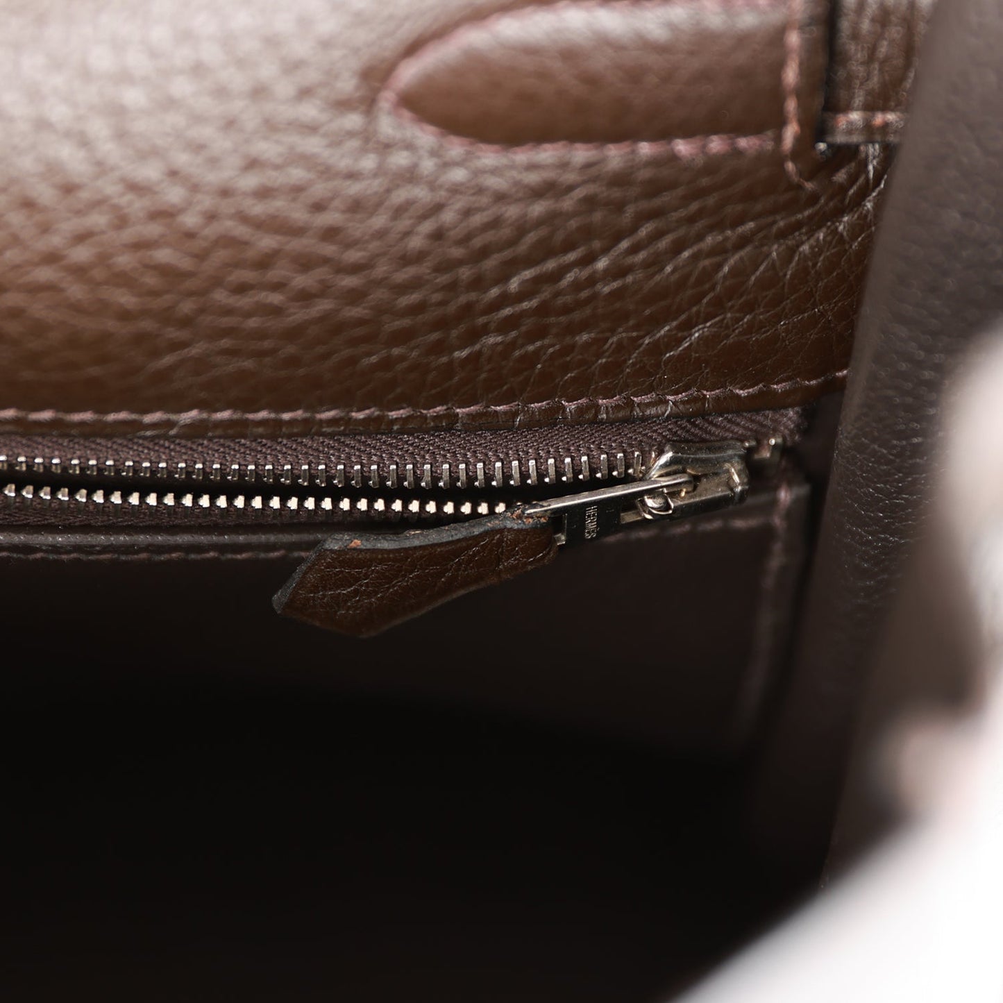 Hermes Kelly 35 Retourne Ebene Clemence and Toile H Palladium Hardware