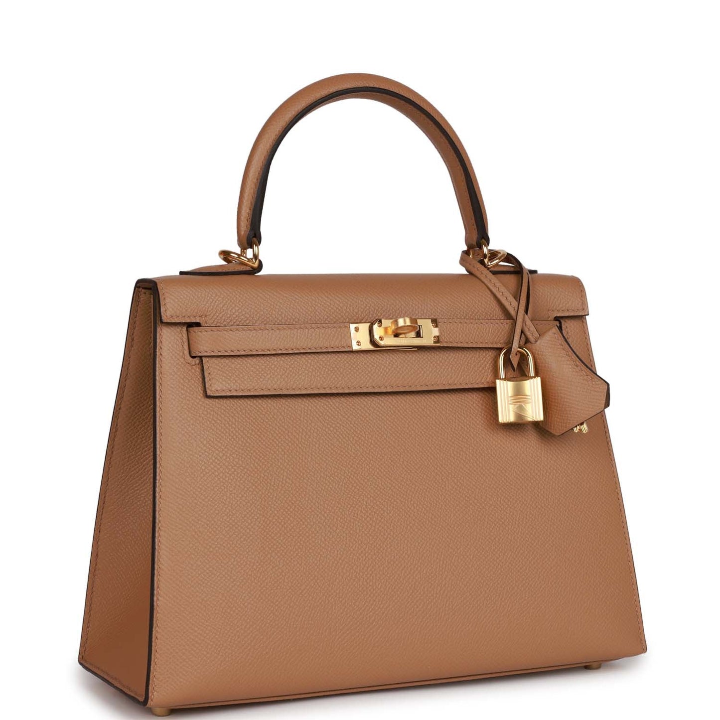 Hermes Kelly 25 Sellier Chai Epsom Gold Hardware