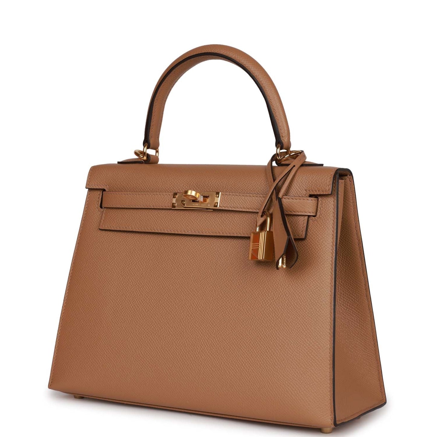 Hermes Kelly 25 Sellier Chai Epsom Gold Hardware