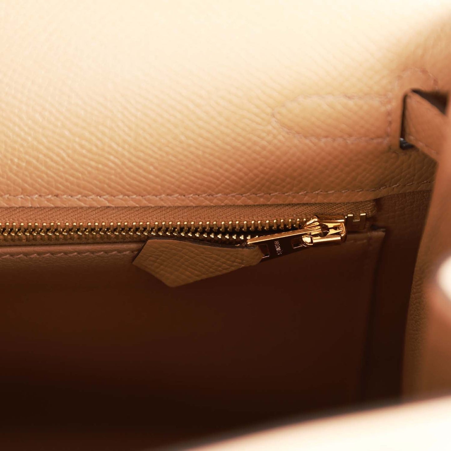 Hermes Kelly 25 Sellier Chai Epsom Gold Hardware