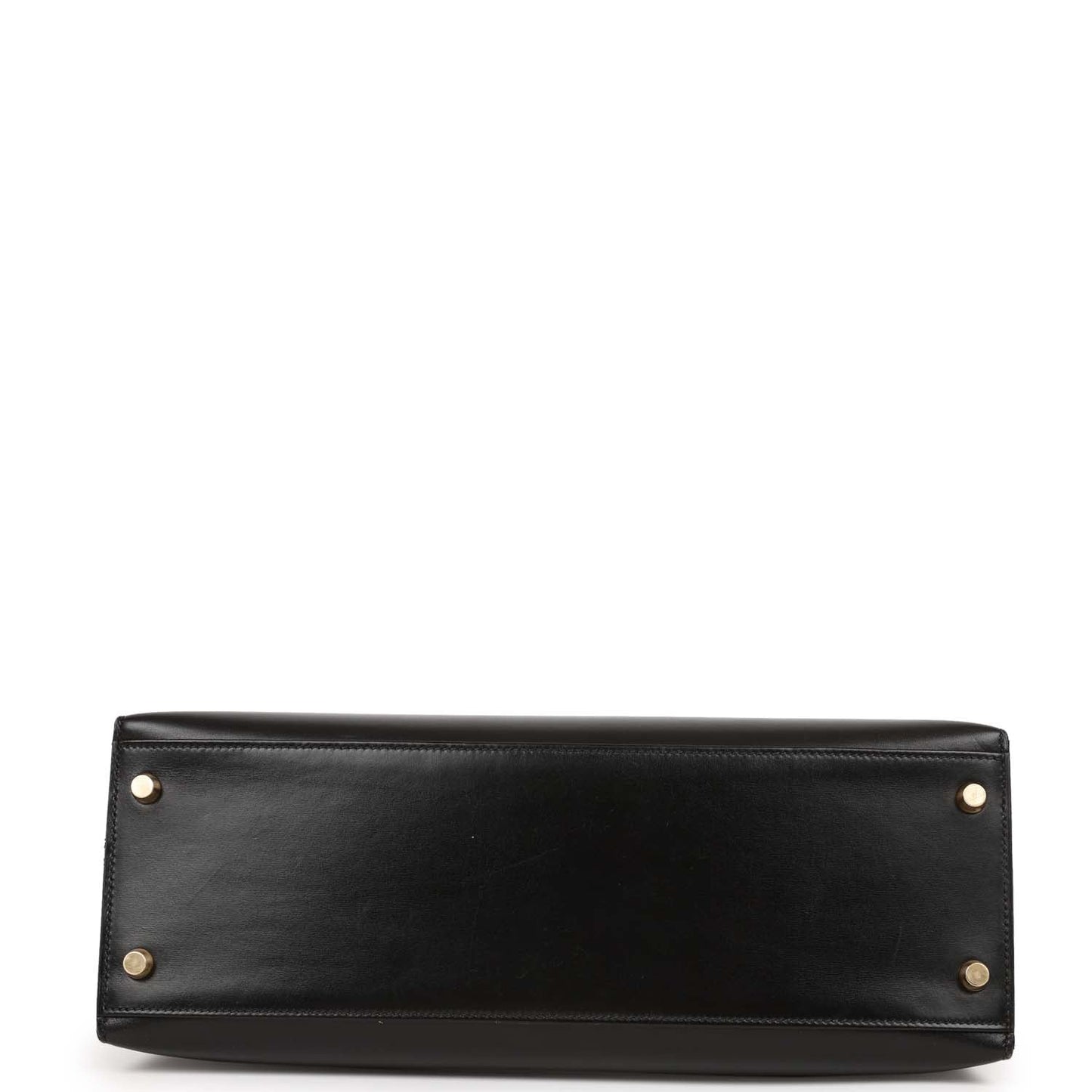 Hermes Kelly 32 Sellier Black Box Gold Hardware