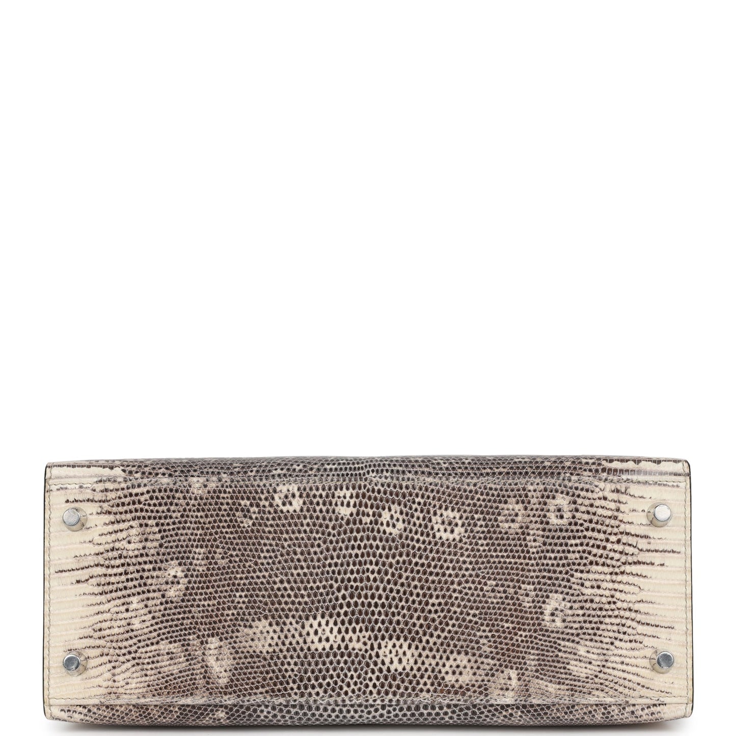 Hermes Kelly 28 Sellier Ombre Veranus Salvator Lizard Palladium Hardware