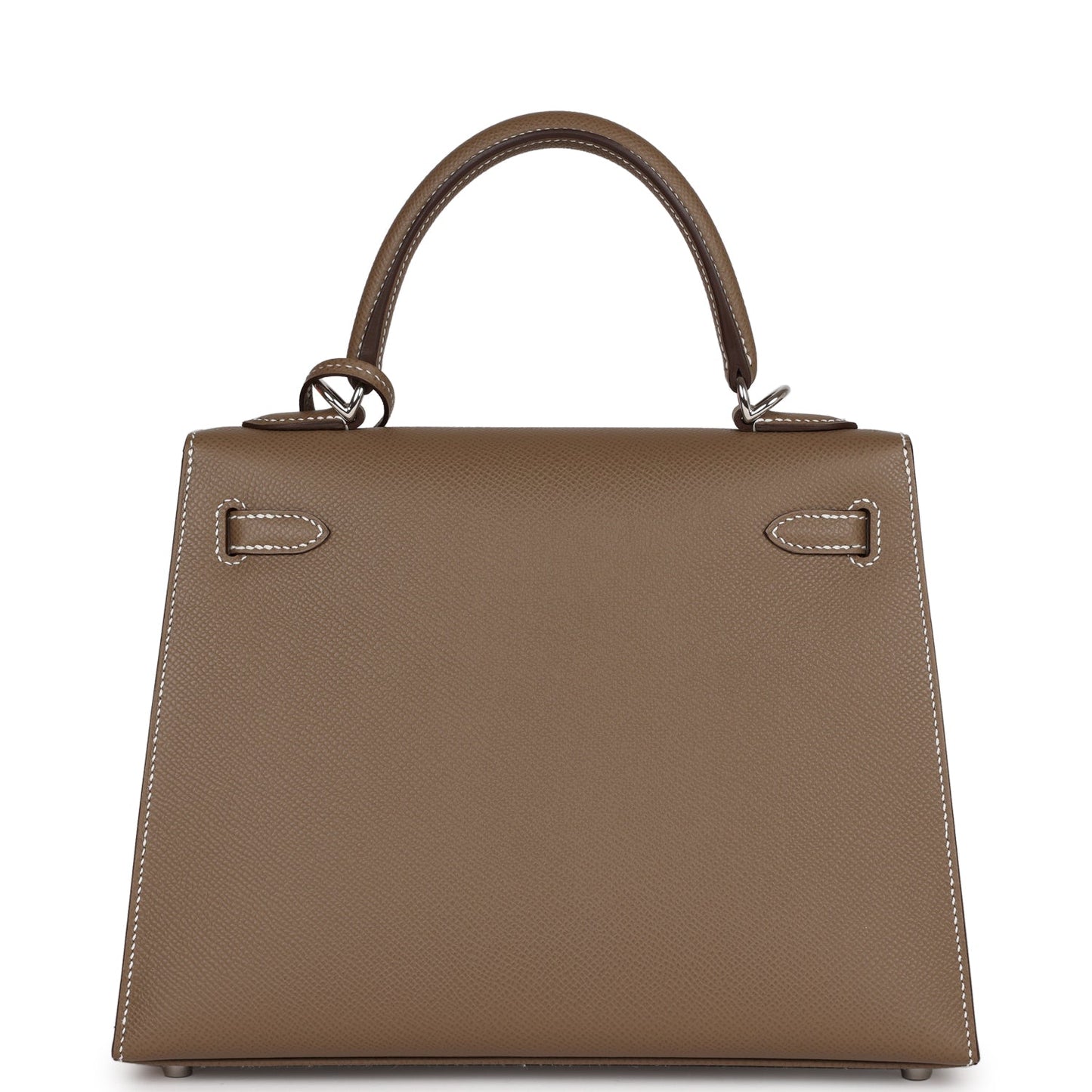 Hermes Kelly 25 Sellier Etoupe Epsom Palladium Hardware